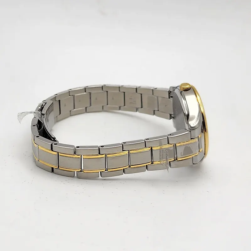 Seiko Essentials Silver Dial Two-tone Dress Ladies Watch- SUR474